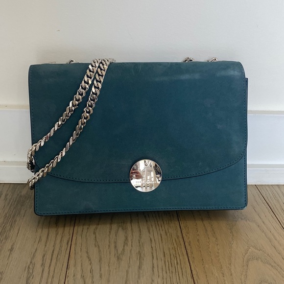 Emerald Suede Marc Jacobs Shoulder Bag - Picture 6 of 9